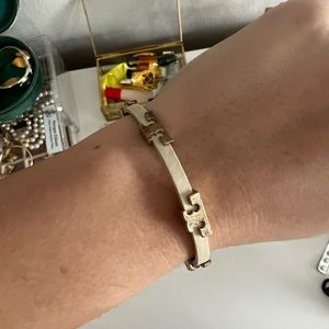 Tory Burch Eleanor Leather Bracelet